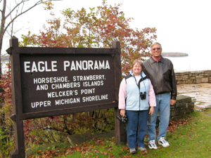 Ginny and I on the Door Peninsula.